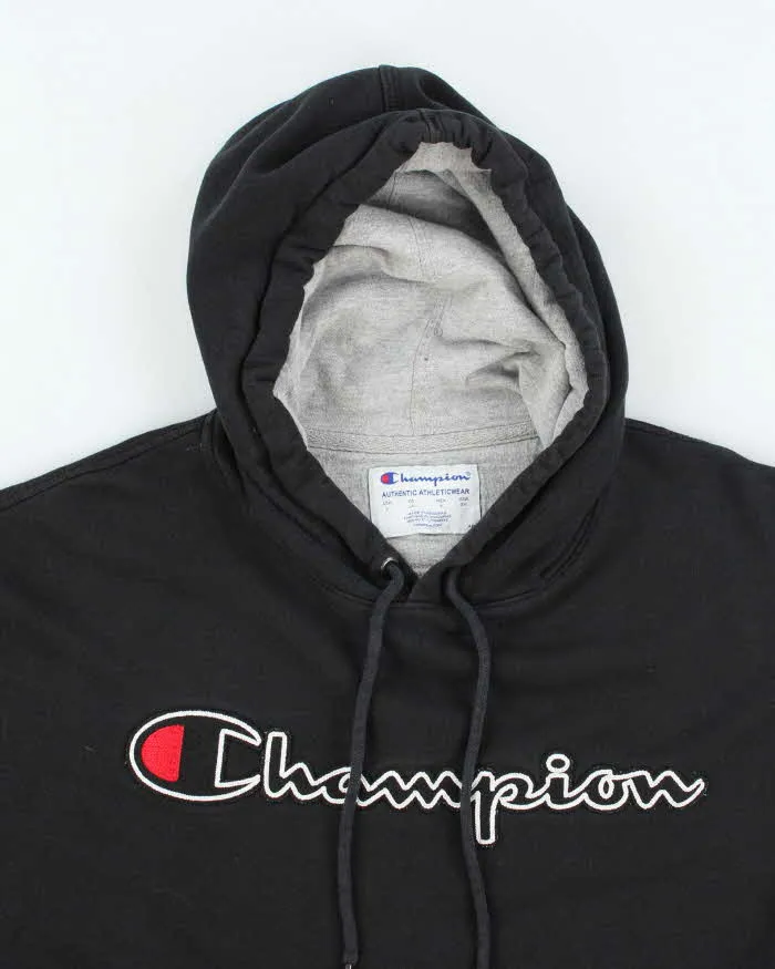 Vintage Y2k 00s Champion Black Hoodie - L sold by Rokit product image thumbnail 3