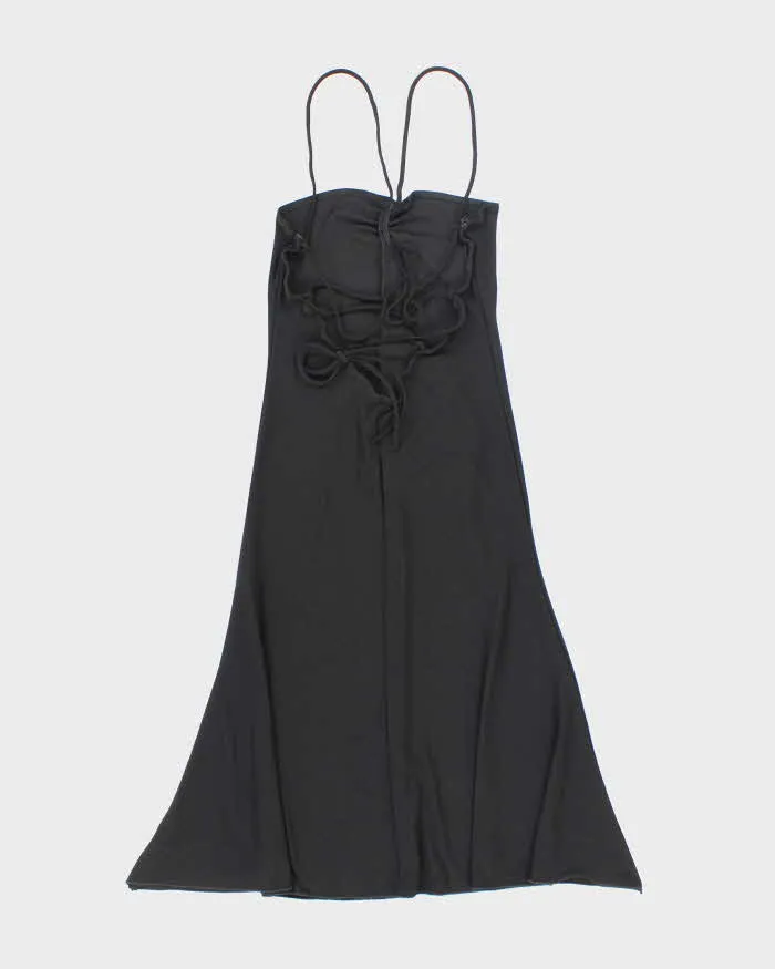 Vintage 90s Lakubo Lace-up Backless Ruffle Dress - XS sold by Rokit product image thumbnail 2