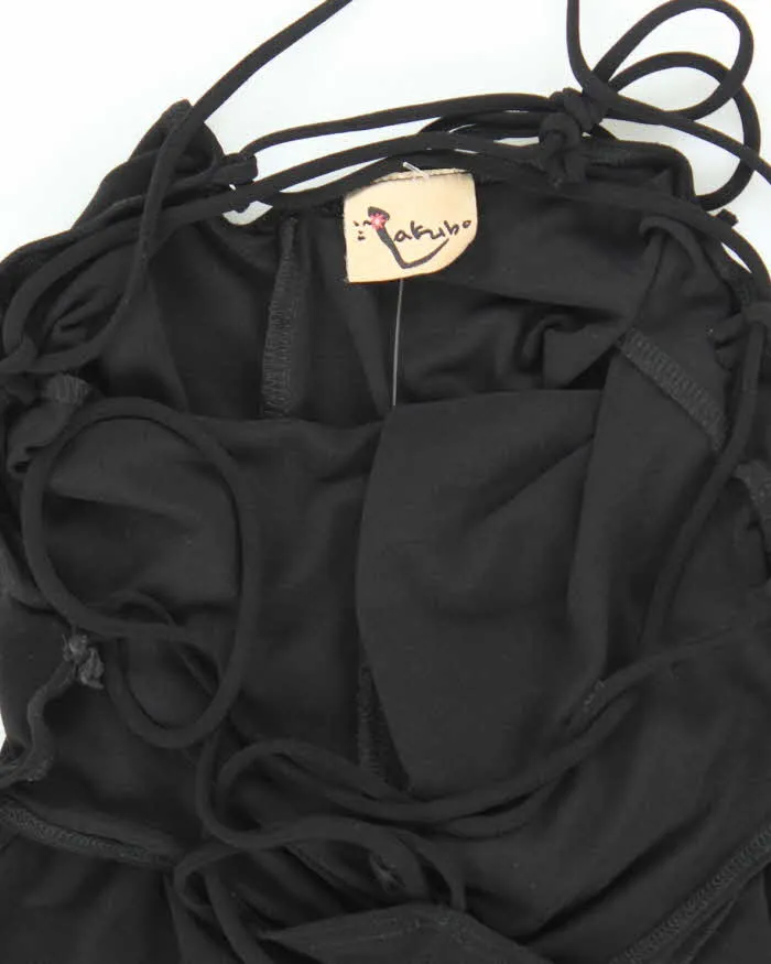 Vintage 90s Lakubo Lace-up Backless Ruffle Dress - XS sold by Rokit product image thumbnail 5