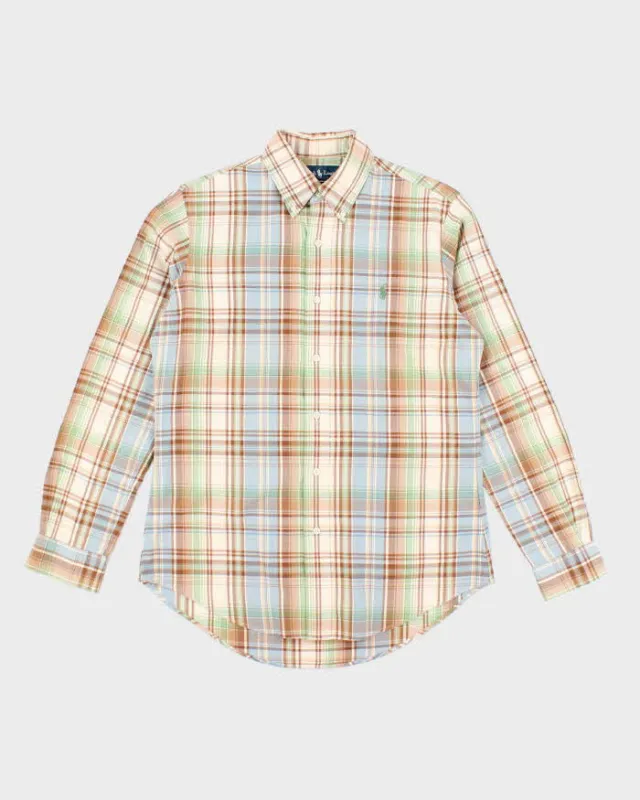Vintage Ralph Lauren Checked Long Sleeve Shirt - L sold by Rokit