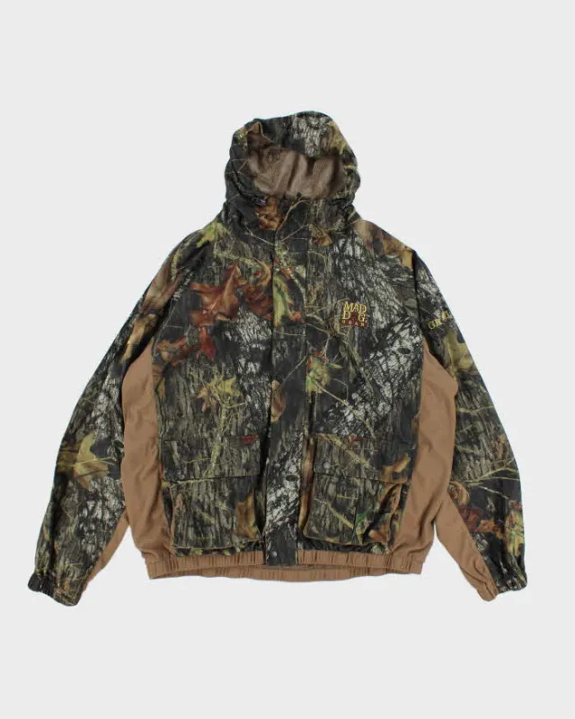 Vintage Mad Dog Gear Real Tree Camouflage Hooded Anorak - L sold by Rokit