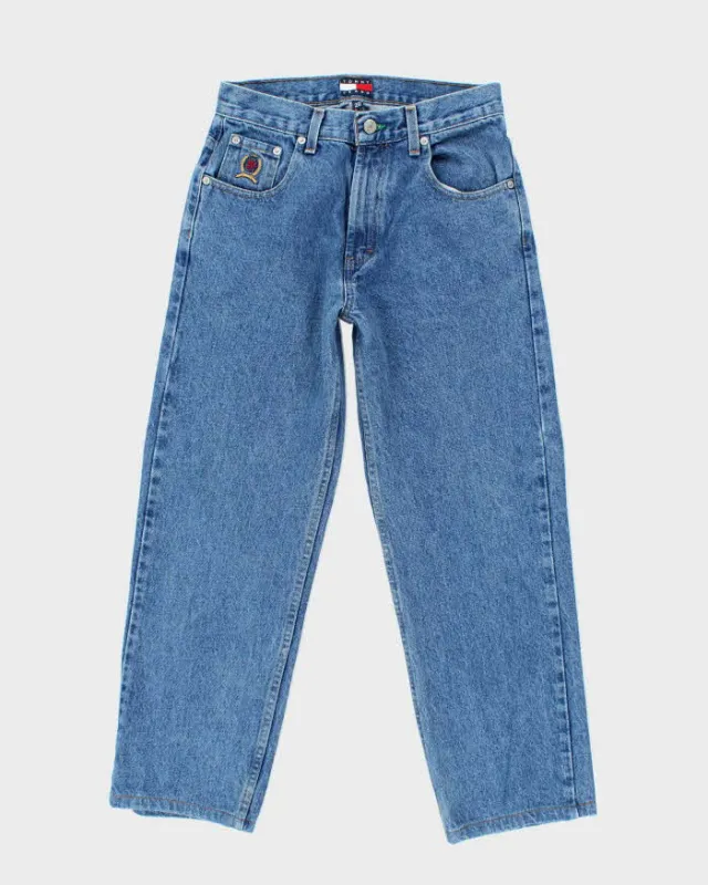 Vintage 2000's Tommy Hilfiger Dark Wash Straight Leg Jeans - W26 L25 sold by Rokit