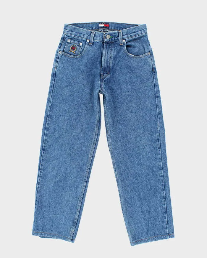 Vintage 2000's Tommy Hilfiger Dark Wash Straight Leg Jeans - W26 L25 sold by Rokit