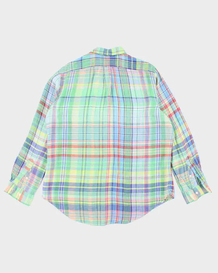 Vintage 2000's Ralph Lauren Patterned Multi-Coloured Shirt - XL sold by Rokit product image thumbnail 2