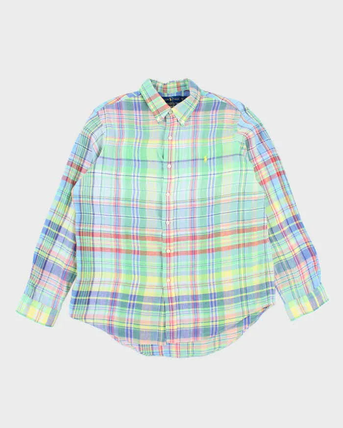 Vintage 2000's Ralph Lauren Patterned Multi-Coloured Shirt - XL sold by Rokit