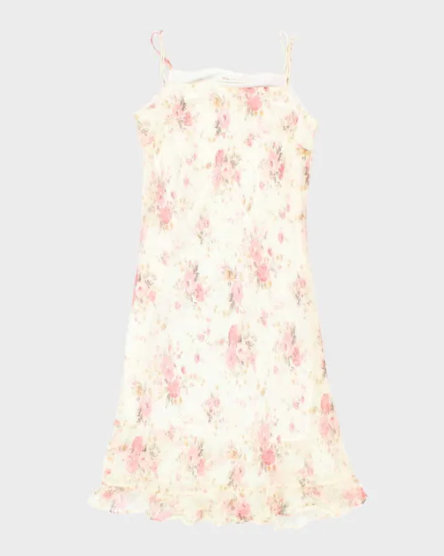 Vintage 90s Illy-chen Floral Dress - S sold by Rokit