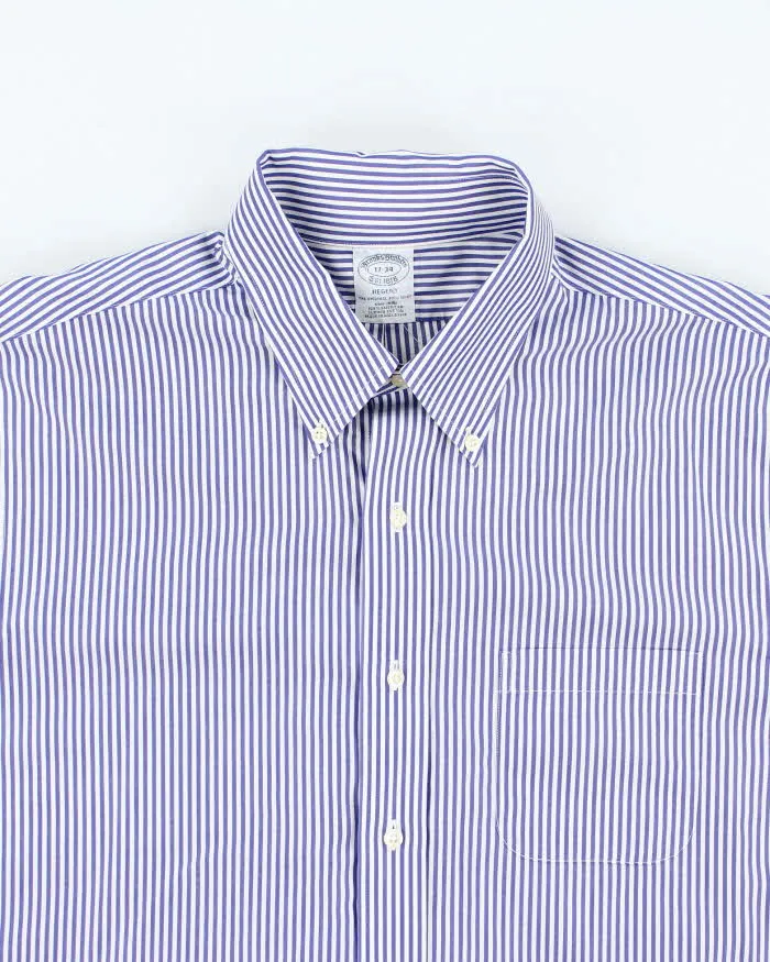 Vintage 2000's Brooks Brothers Striped Button Up Shirt - L sold by Rokit product image thumbnail 3