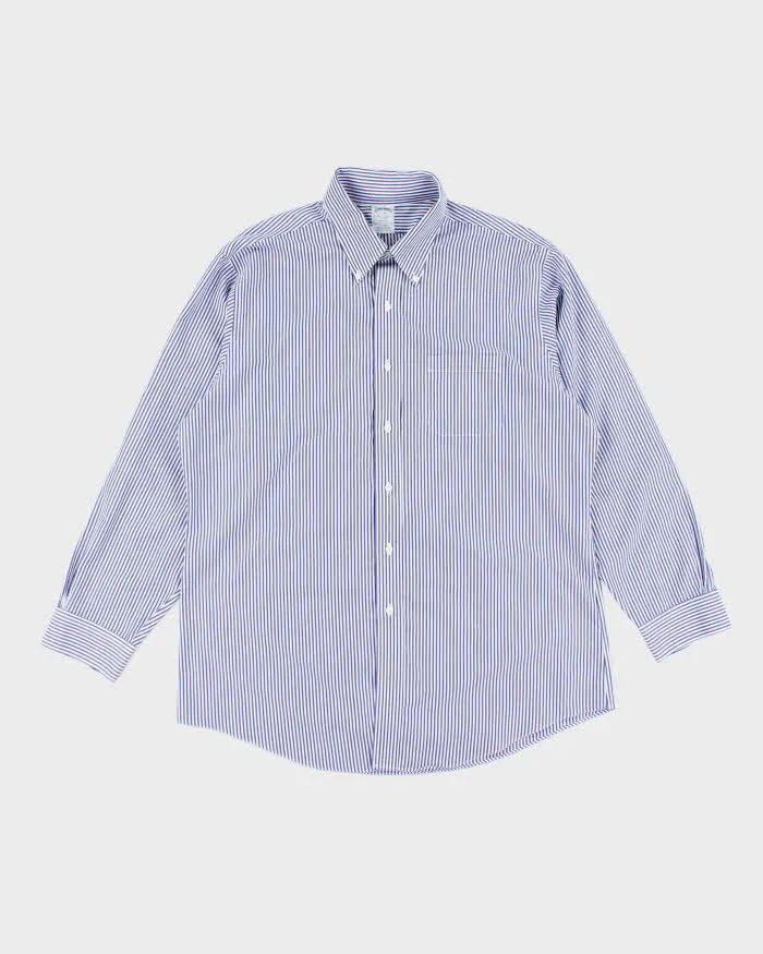 Vintage 2000's Brooks Brothers Striped Button Up Shirt - L sold by Rokit