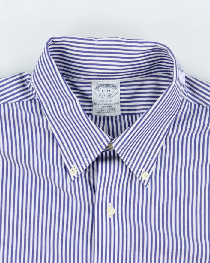 Vintage 2000's Brooks Brothers Striped Button Up Shirt - L sold by Rokit product image thumbnail 5