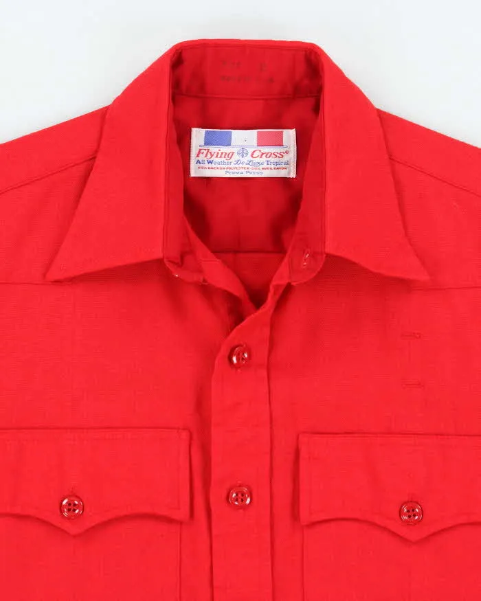 Vintage 70s Flying Cross Red Shirt - M sold by Rokit product image thumbnail 3