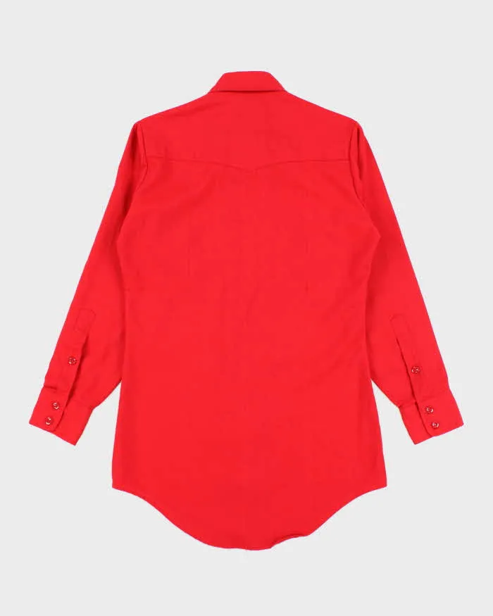 Vintage 70s Flying Cross Red Shirt - M sold by Rokit product image thumbnail 2