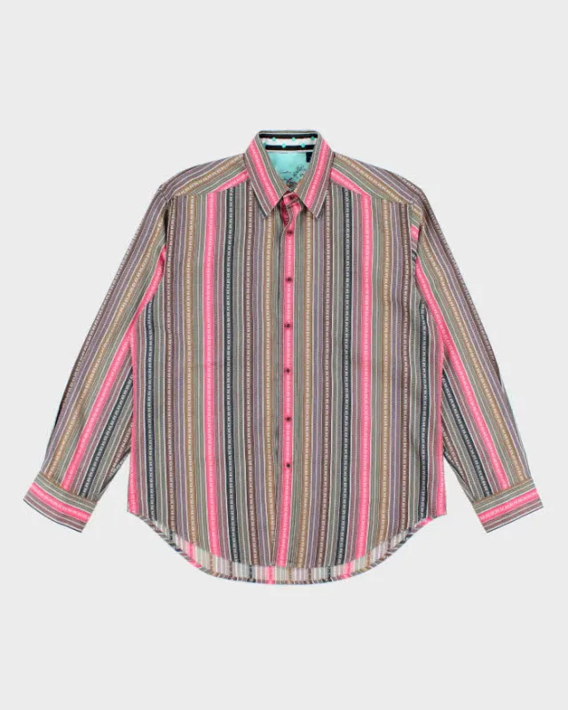 Vintage Robert Graham Silk & Cotton Shirt - L sold by Rokit