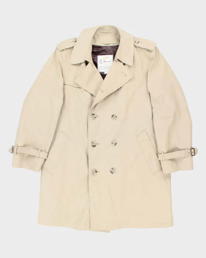 Vintage London Fog Heavyweight Button Up Overcoat - L sold by Rokit