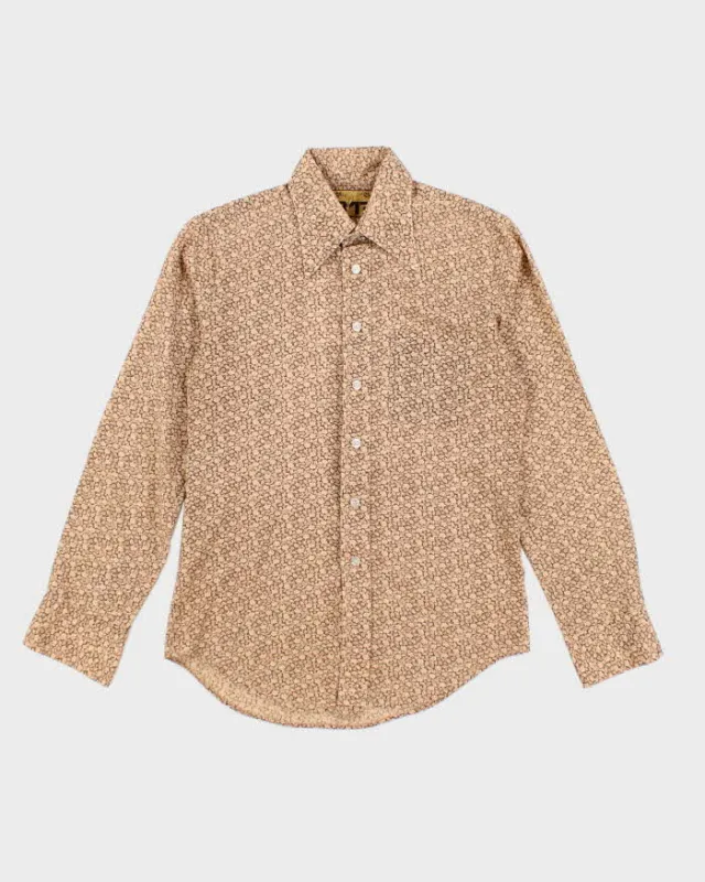 Vintage 70s The Bay 317 Floral Long Sleeve Shirt - M sold by Rokit