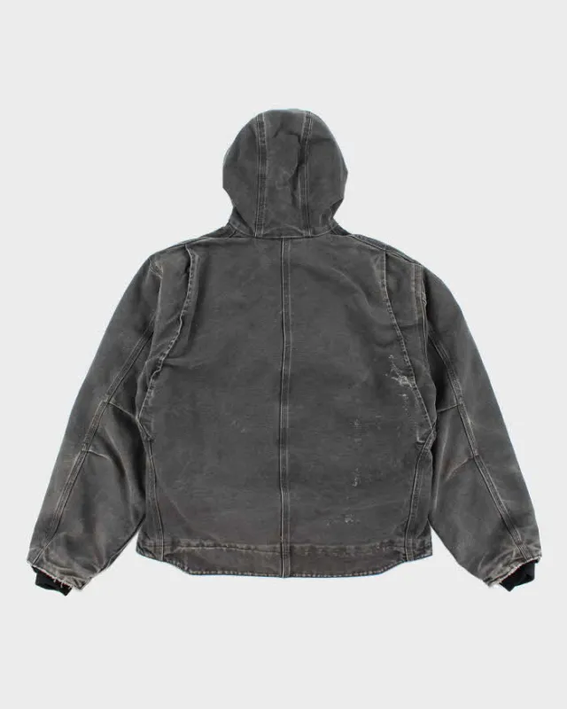 Vintage Carhartt Lined Heavyweight Hooded Workwear Jacket - L sold by Rokit