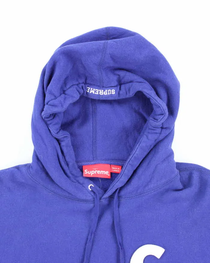 Supreme New York S Logo Patch Heavyweight Hoodie - M sold by Rokit product image thumbnail 3