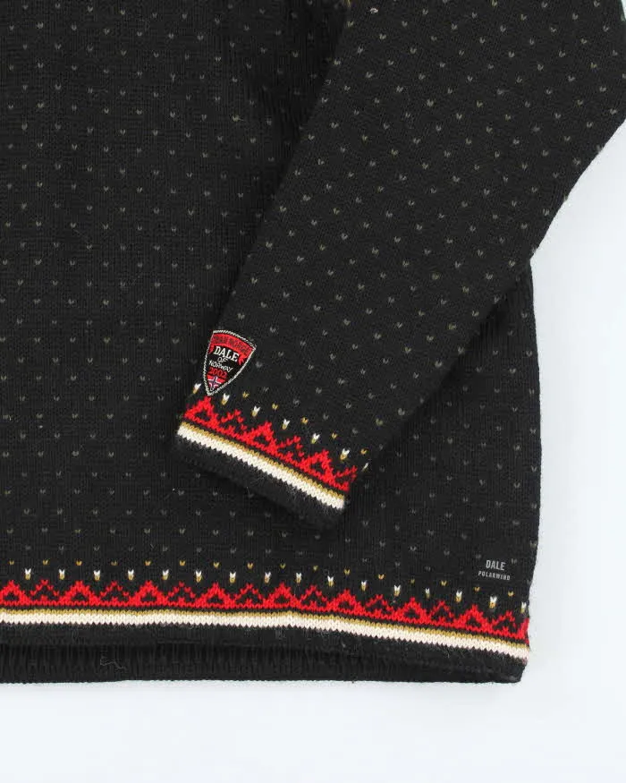 Vintage Dale Of Norway Quarter-Zip Lined Wool Jumper - XL sold by Rokit product image thumbnail 4