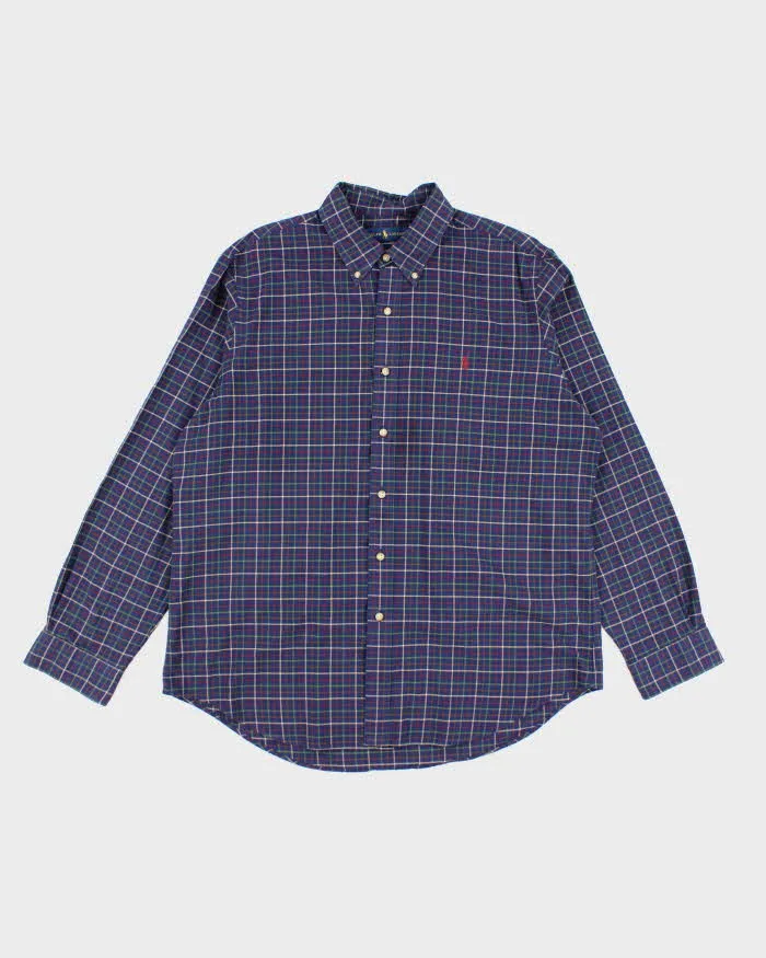 Vintage Ralph Lauren Checked Long Sleeve Shirt - XL sold by Rokit