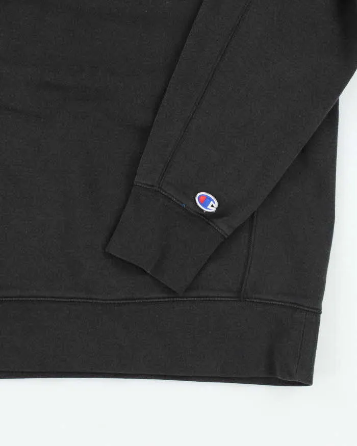 Vintage Y2k 00s Champion Black Sweatshirt - L sold by Rokit product image thumbnail 4