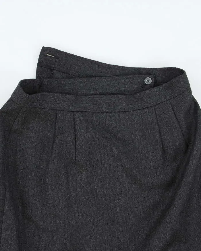Vintage Jones New York Grey Wool Pleated Skirt - XS sold by Rokit product image thumbnail 5