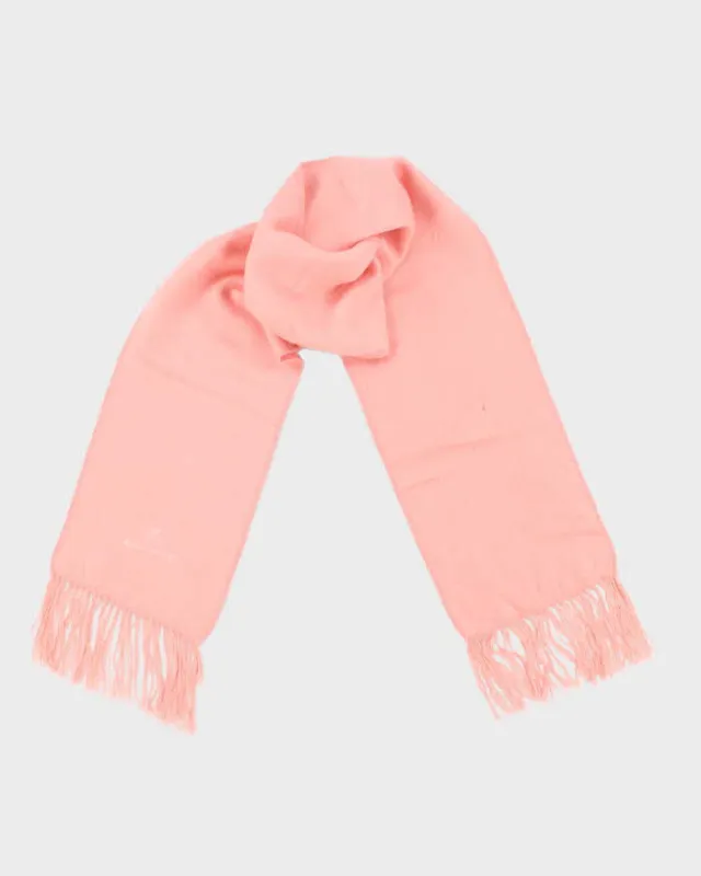 Vintage Camargo Pink Alpaca Scarf sold by Rokit