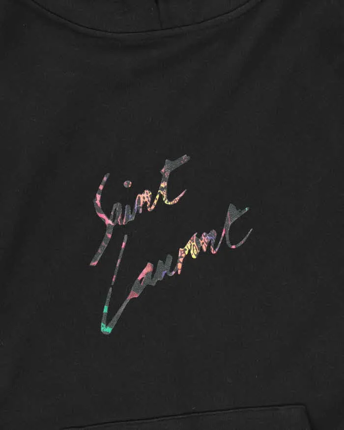Vintage Y2K Saint Laurent Multi-Coloured Graphic Print Hoodie - XL sold by Rokit product image thumbnail 4