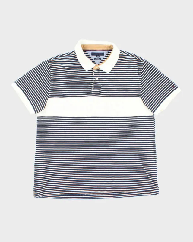 Vintage Tommy Hilfiger Striped Polo Shirt - XL sold by Rokit
