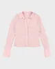 Vintage 90s Suzy Pink Mesh Panel Blouse - M sold by Rokit