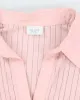 Vintage 90s Suzy Pink Mesh Panel Blouse - M sold by Rokit