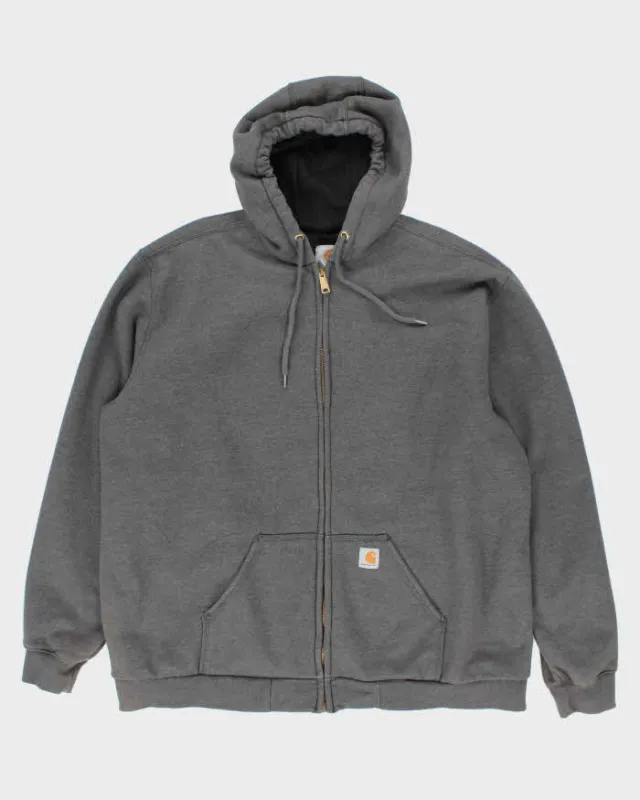Vintage 2000's Carhartt Oversized Heavyweight Zip Up Hoodie - XXL sold by Rokit