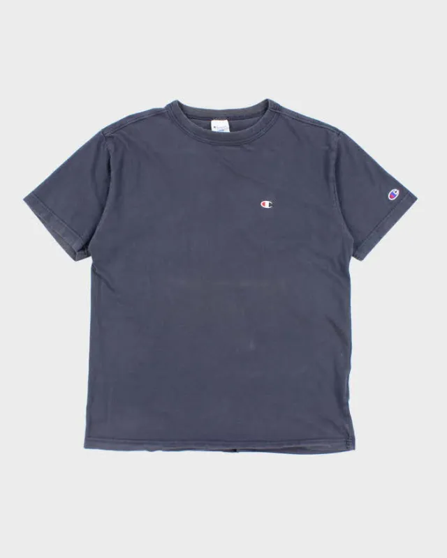 Vintage Champion Blue T-Shirt - L sold by Rokit