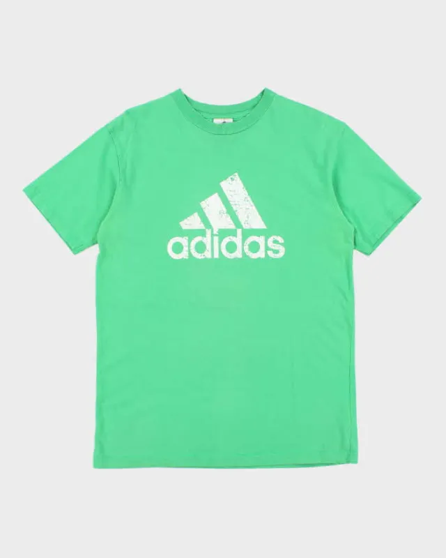 Vintage Adidas Green T-shirt - L sold by Rokit