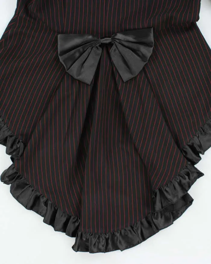 Vintage Chic Star Pin Stripe Ruffle Mini Dress - XL sold by Rokit product image thumbnail 4