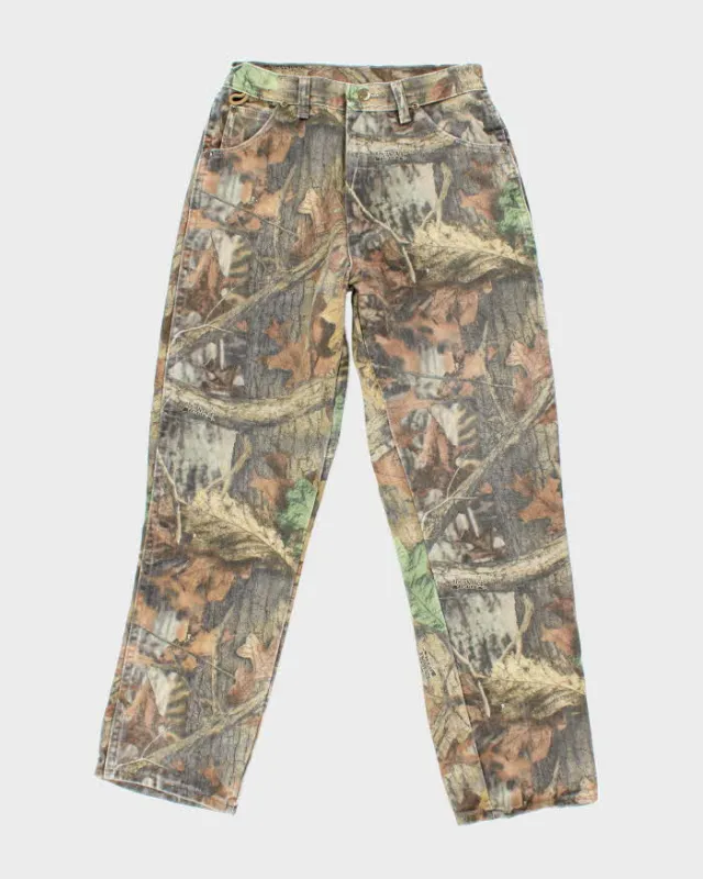 Vintage 90's Wrangler Camouflage Straight Leg Jeans - W26 L28 made by Wrangler