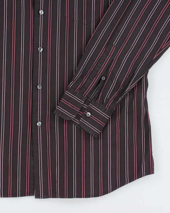 Vintage 90's Dolce & Gabbana Striped Button Up Shirt - L sold by Rokit product image thumbnail 4