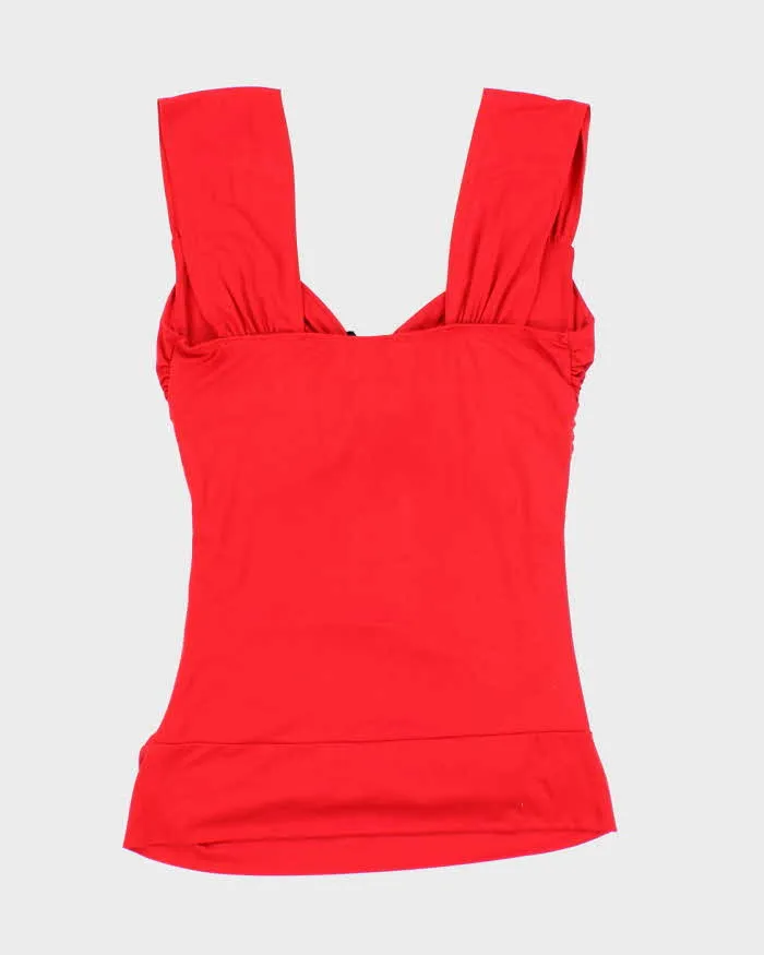 Vintage Y2k 00s Sirens Ruched Cami Top - XS sold by Rokit product image thumbnail 2