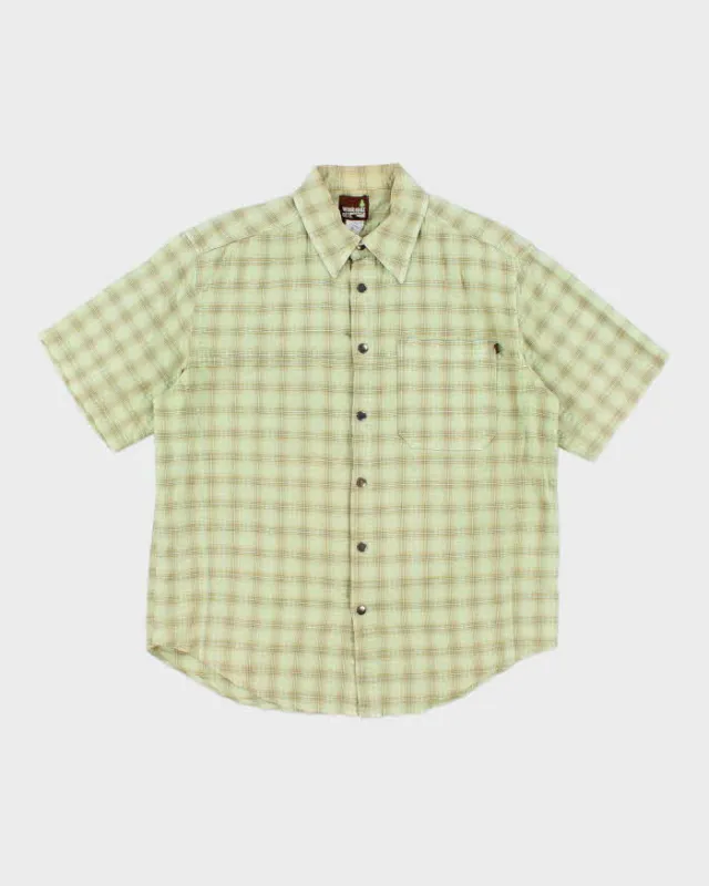 Vintage 90s Weekendz Off Oversized Checked Short Sleeve Shirt - S sold by Rokit
