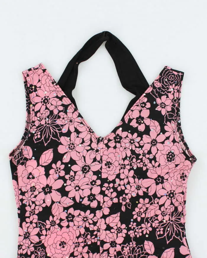 Vintage Y2k 00s Mariposa Floral Sequin Halter Cami Top - S sold by Rokit product image thumbnail 4