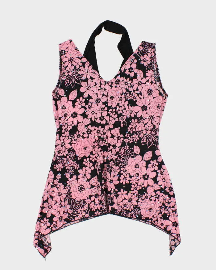 Vintage Y2k 00s Mariposa Floral Sequin Halter Cami Top - S sold by Rokit product image thumbnail 2