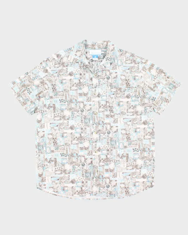 Vintage 00s Columbia Hawaiian Shirt - L sold by Rokit
