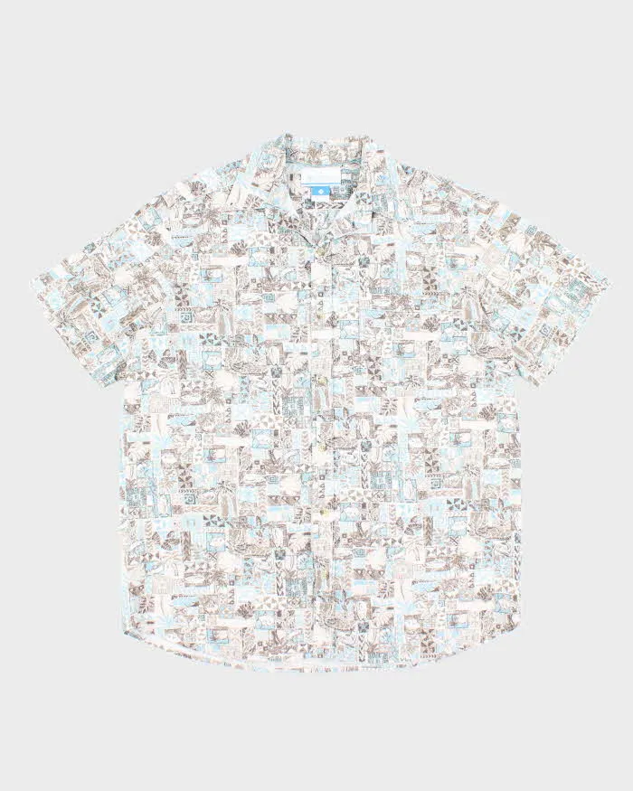 Vintage 00s Columbia Hawaiian Shirt - L sold by Rokit