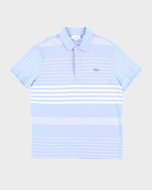 Vintage Lacoste Blue Polo Shirt - M sold by Rokit