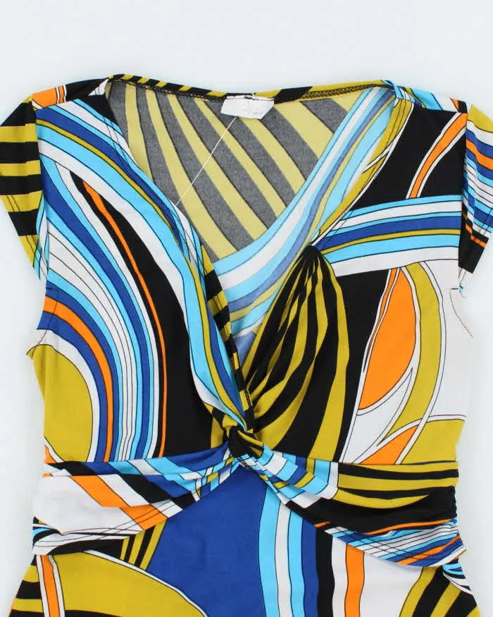 Vintage Y2k 00s Poet Swirl Pattern Top - S sold by Rokit product image thumbnail 3