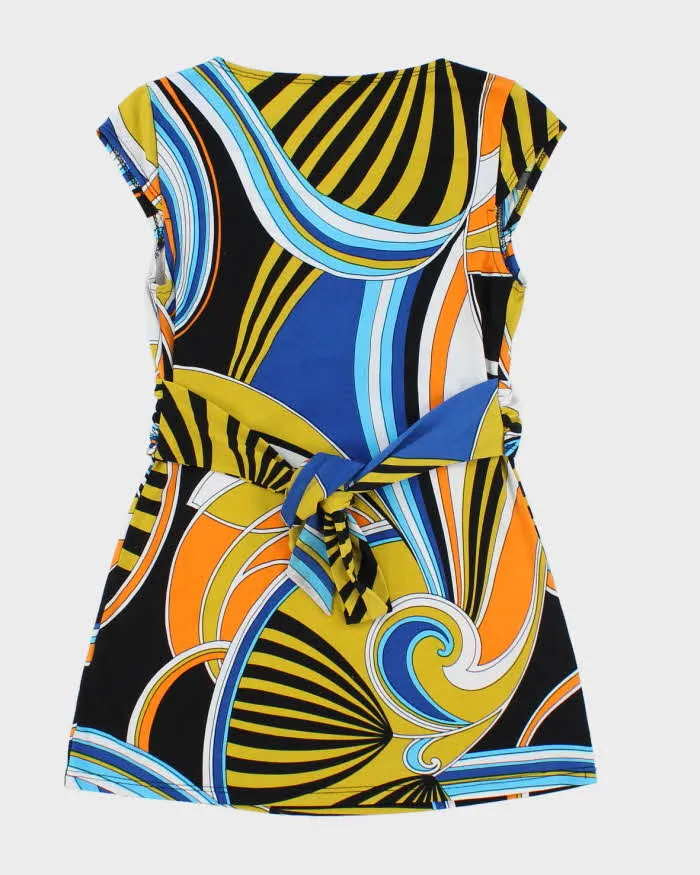 Vintage Y2k 00s Poet Swirl Pattern Top - S sold by Rokit product image thumbnail 2