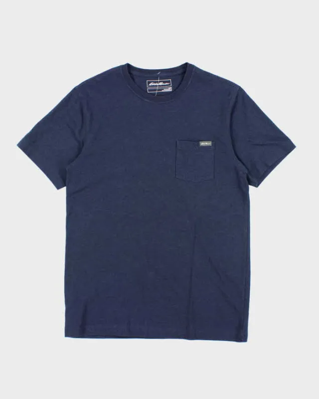 Vintage Eddie Bauer Blue T-Shirt - S sold by Rokit