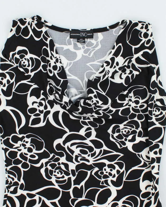 Vintage Y2k 00s INC Cowl Neck Patter Top - M sold by Rokit product image thumbnail 3