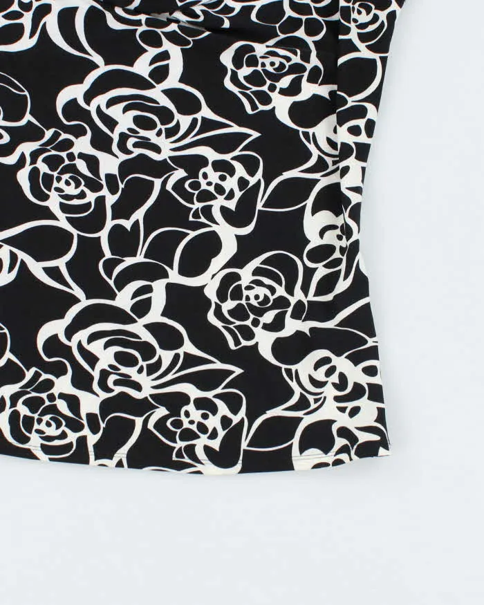 Vintage Y2k 00s INC Cowl Neck Patter Top - M sold by Rokit product image thumbnail 4