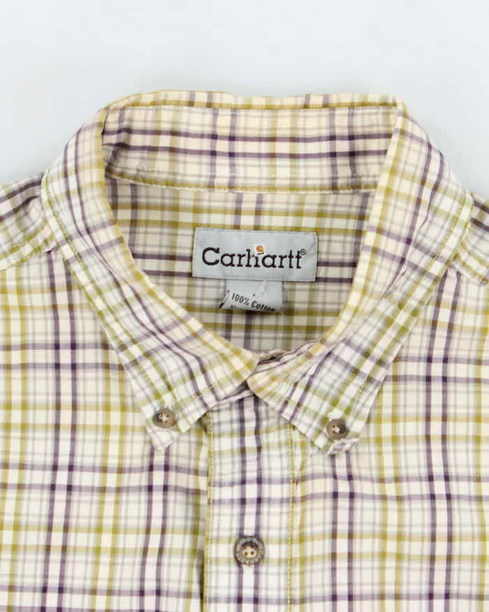 Vintage 2000's Carhartt Flannel Shirt Button Up Shirt - L sold by Rokit product image thumbnail 5
