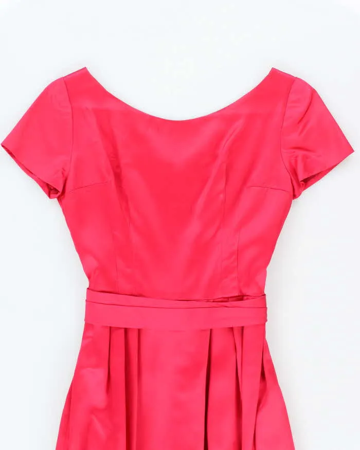 Vintage 50s Pink Satin Dress - S sold by Rokit product image thumbnail 3