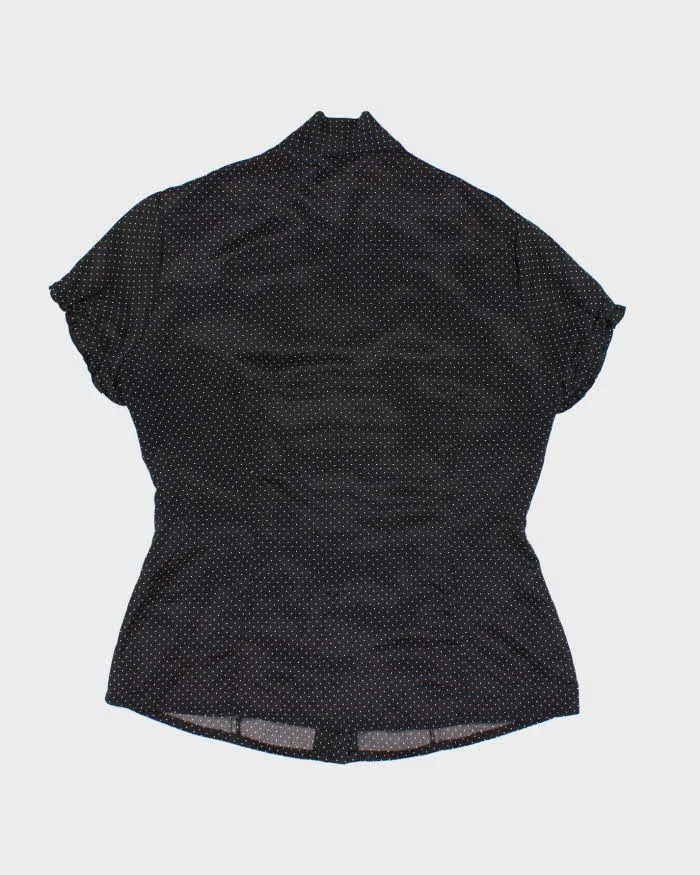 Vintage Y2k 00s Esprit Polka Dot Bow Blouse - M sold by Rokit product image thumbnail 2